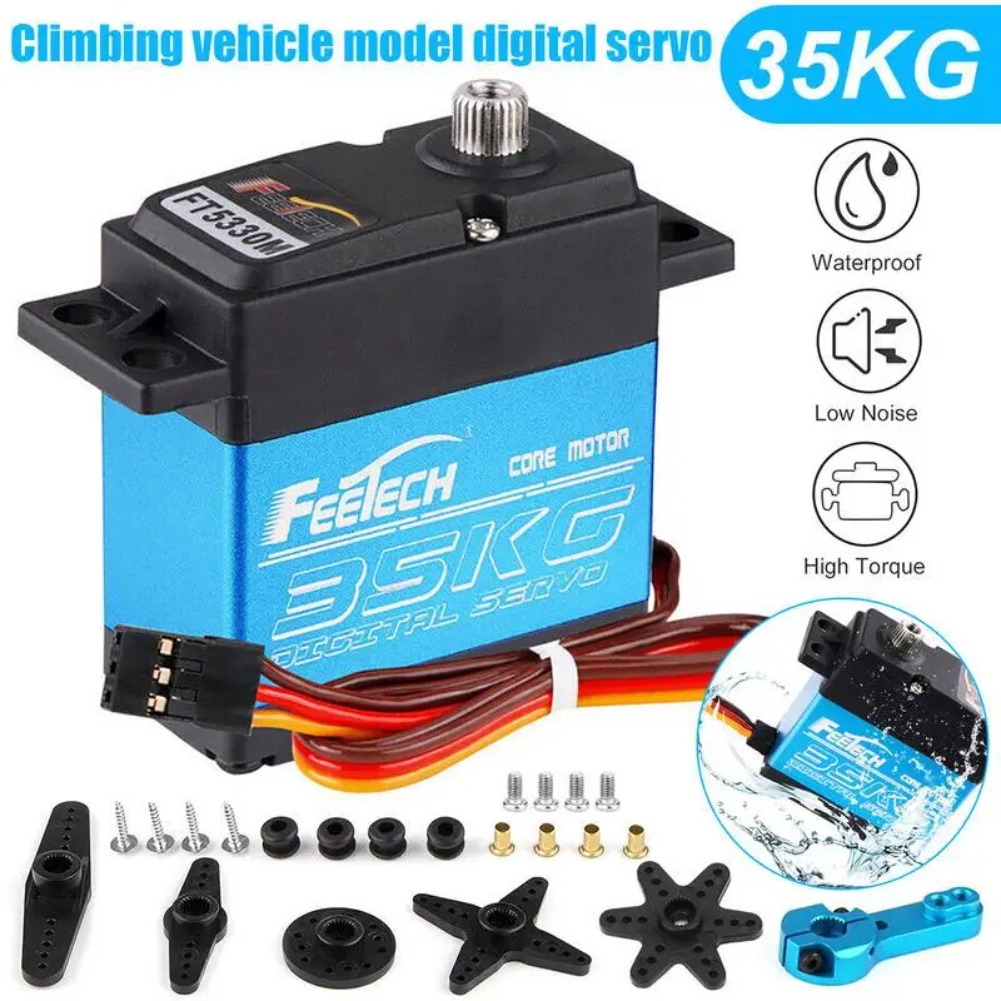 Rc Helicopter Servo - FEETECH FT5330M Servo Digitale 35KG 180°