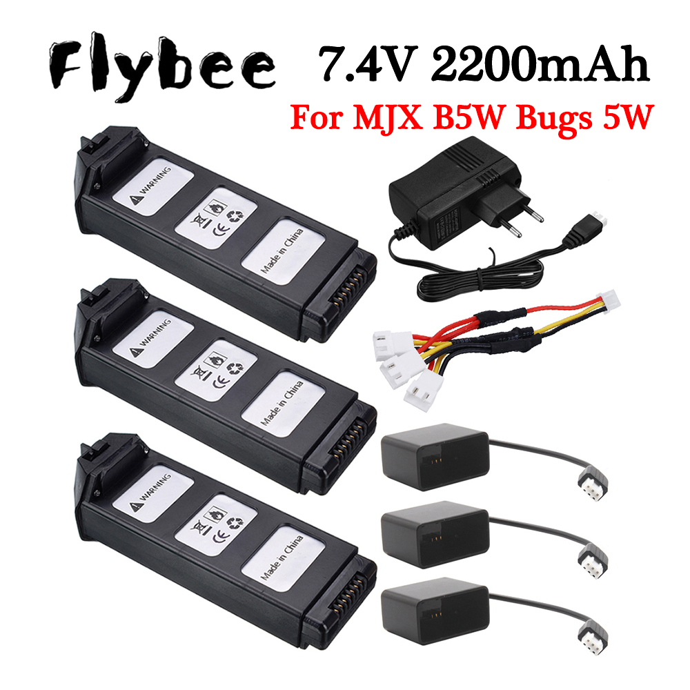 Rc Helicopter Coaxial - Nuova batteria LiPo 7.4V 2200mAH per