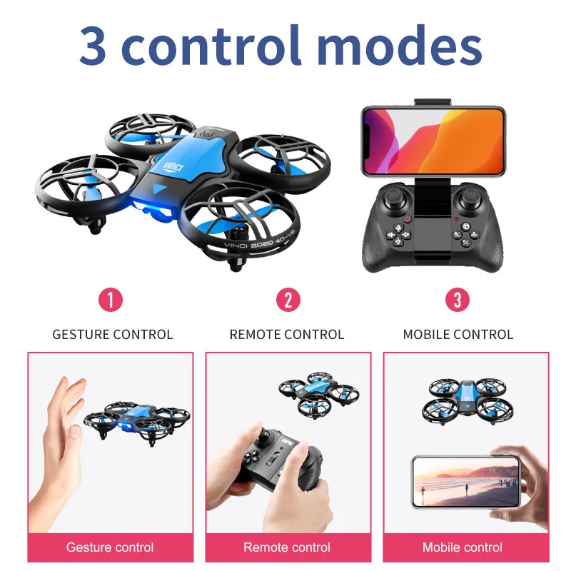 Nuovo Mini Drone V8 con Teleca - Rc Helicopter Case recensione e prezzo