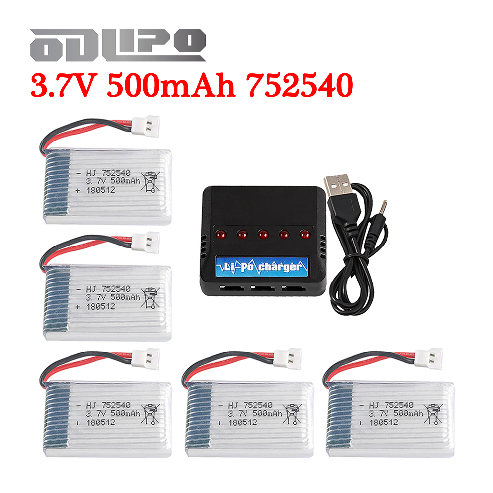 Batteria H31 3,7 V 500 mAh 752 - Rc Helicopter Coaxial recensione e prezzo